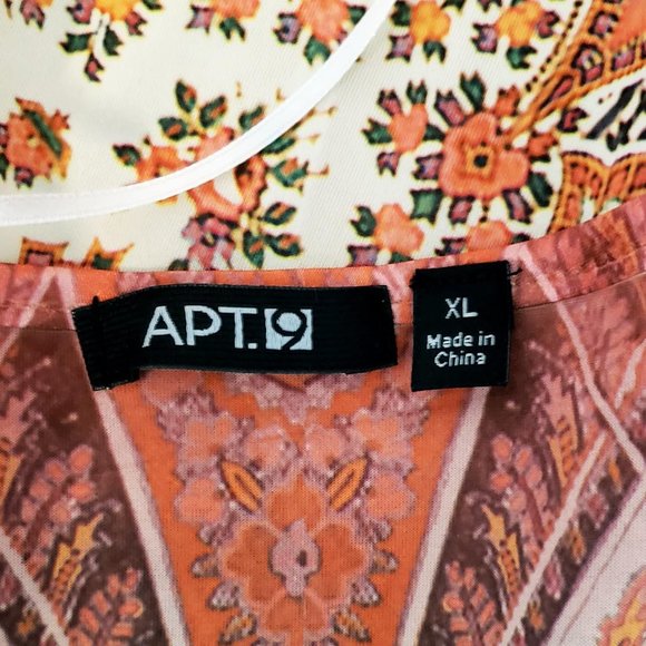 APT.9 Empire Paisley Top NWOT - Picture 9 of 9